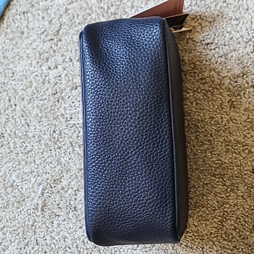 Kedzie Navy Blue Vegan Leather Crossbody - Picture 10 of 10